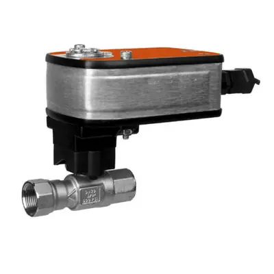 Belimo B225HT1160+LF24-SR Valve 1Npt 2Way 24Vac S/R 2-10Vdc