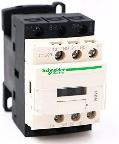 SK0340475-US20260702-105043-0 Schneider Electric LC1D09LE7 IEC Contactor 208VAC 9 Amps Non-Reversing - Image 1
