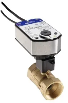 Johnson Controls VG1245DRH958BAA Two-Way Stainless Steel Trim NPT Ball Valve Thermal Barrier