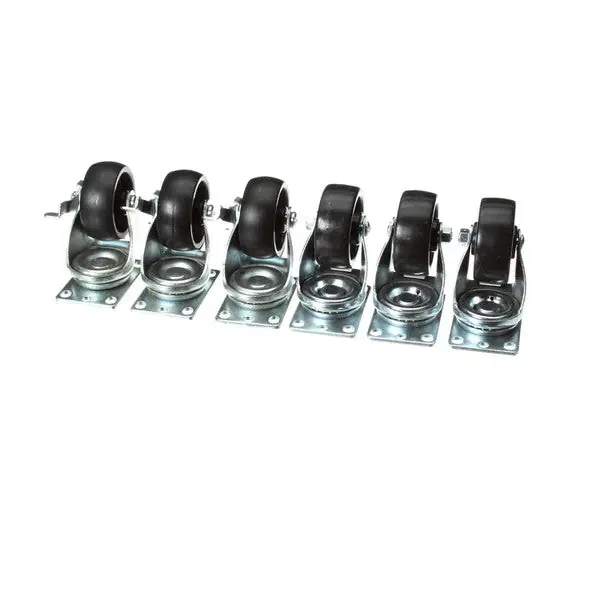 CASTER KIT PLATE TYPE for Nor-Lake 136044