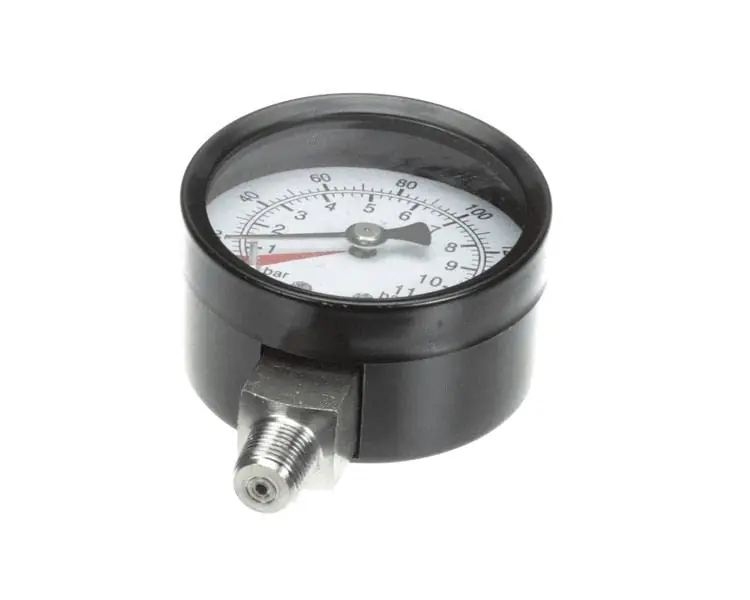 SK0343984-US20260702-105043-0 Everpure EV311409 Stainless Steel Water Pressure Gauge 160Psi 2-1/8 9 Height 6 Width 5 Length - Image 1