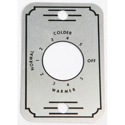 PLATE CONTROL TEMP