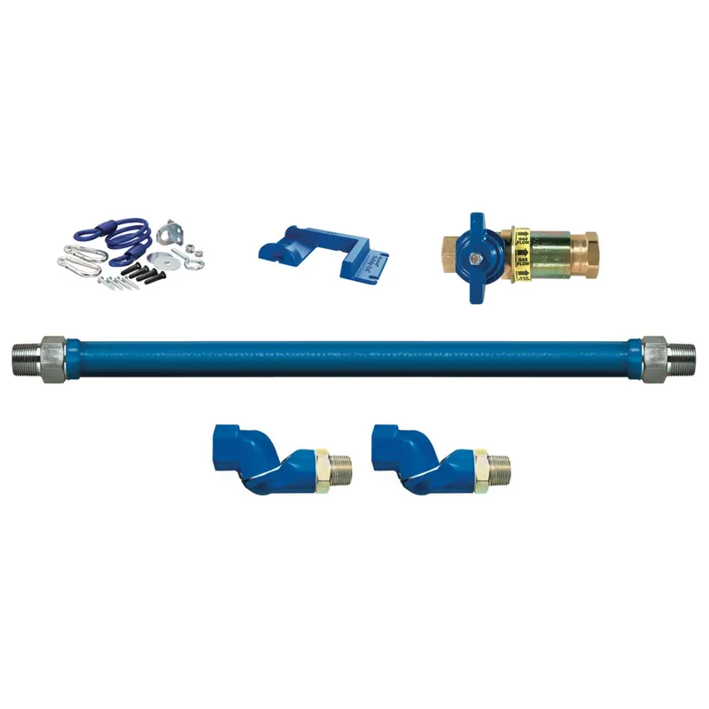 Dormont 1675KITCF2S48PS Kit, Gas Hose, 3/4 inchesX48 inches, Sfty-Set