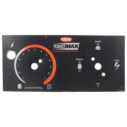 Hatco 07-03-465 Decal Control Panel Replacement Part