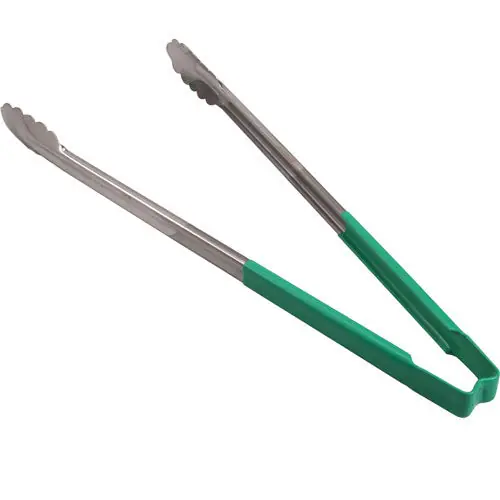 Tongs Scallop 16 Green Handle 31613 for Edlund