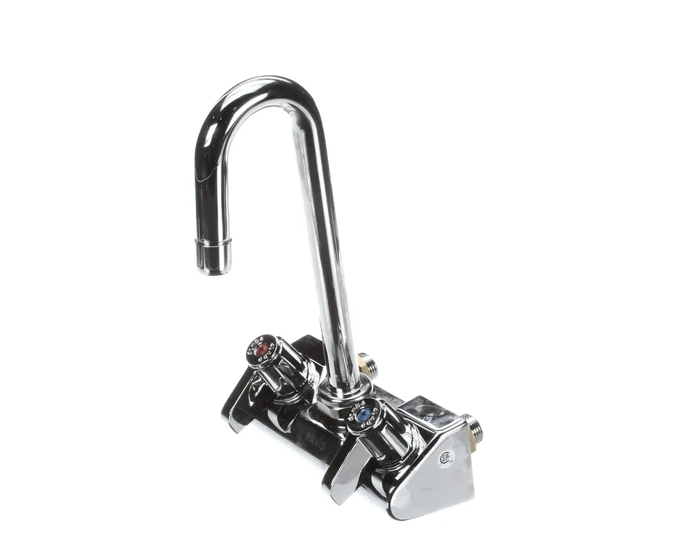 SK0357991-US20260702-105043-0 T&S Brass 5F-4WLX03 Faucet, 4 inches Wall, 3 inches Gsnk, Leadfree - Image 1