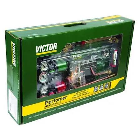 Victor 0384-2125 Gas Welding Outfit EDGE Series Oxygen and Acetylene Welds Up To 1/4 Inch