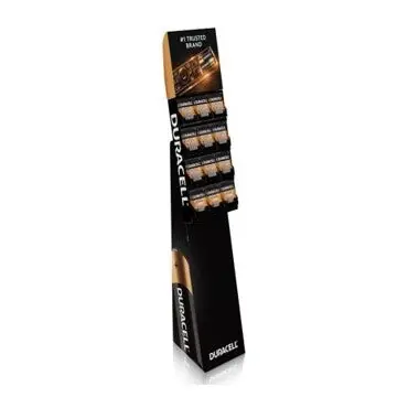 Duracell 41333-03305 Optimum 1 Tray Floor Stand Display - 36 Count Alkaline Battery Display
