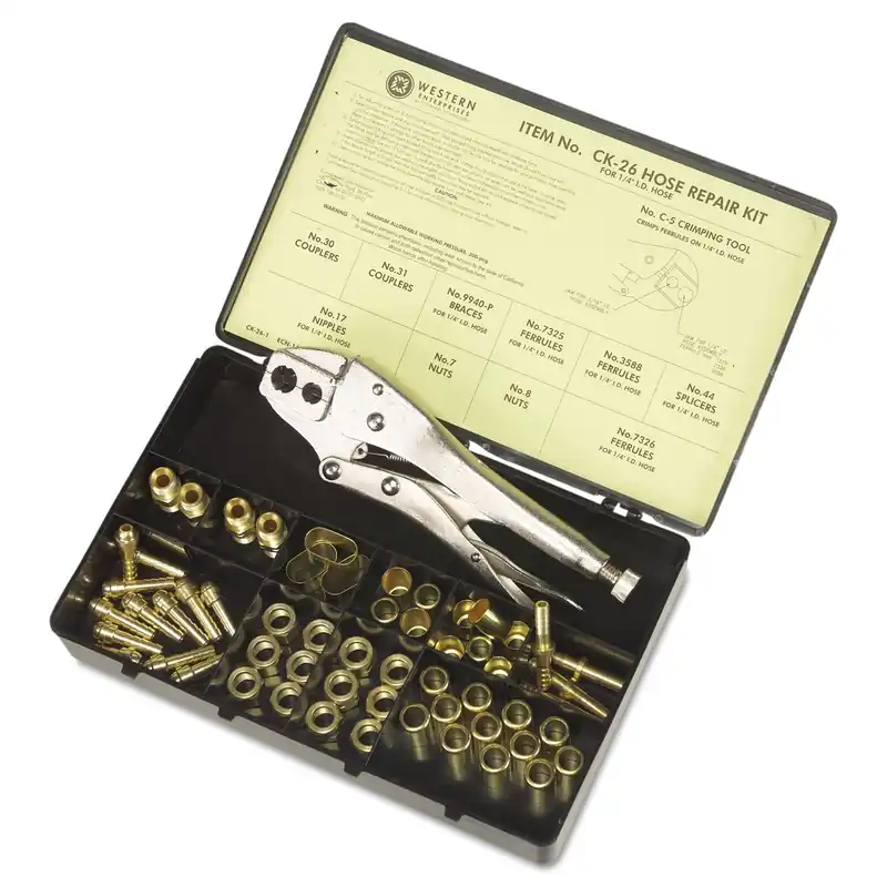 Western Enterprises CK-26 Hose Repair Kit 1/4 Inch ID