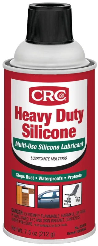 CRC 05074 Heavy Duty Silicone Lubricant 7.5 Oz