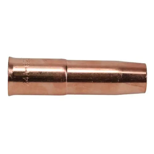 Xtrweld 24A-62SS 5/8 inches Short Stop MIG Nozzle for Tweco Style, 2/Pack