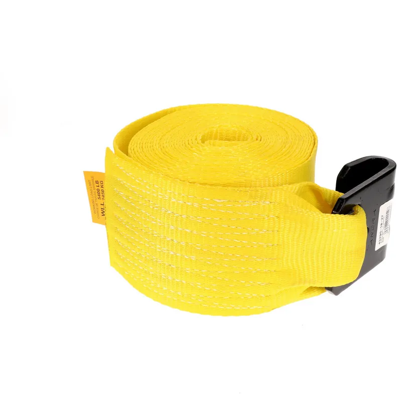 S-Line 43795-10-30 Winch Straps Flat Hook 4 inchesx 30 feet and 5,400 lbs