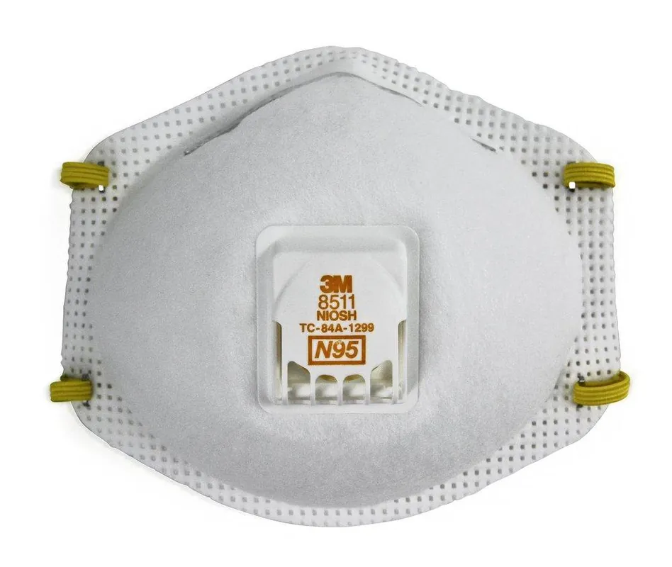 SK0359295-US20260702-105043-0 3M 7000002056 Cool Flow Plastic N95 Disposable Particulate Respirator in White (Pack of 10, Case of 8 Packs) - Image 1