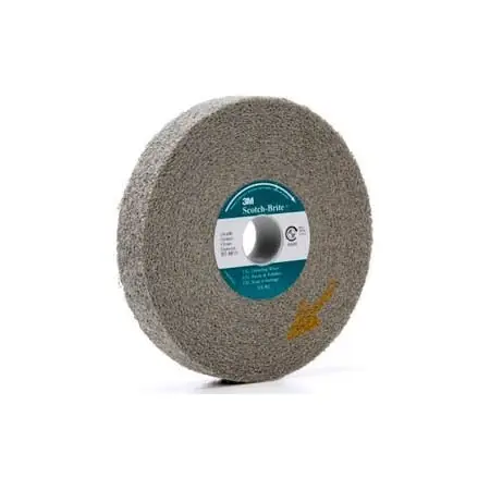 3M 7000028482 Scotch-Brite EXL Deburring Wheel 6 x 1 x 1 Silicon Carbide 8S MED