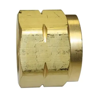 Western Enterprises 82 Regulator Inlet Nut Hydrogen Natural Gas Brass CGA-350 0.83 to 14 NGO LH Female