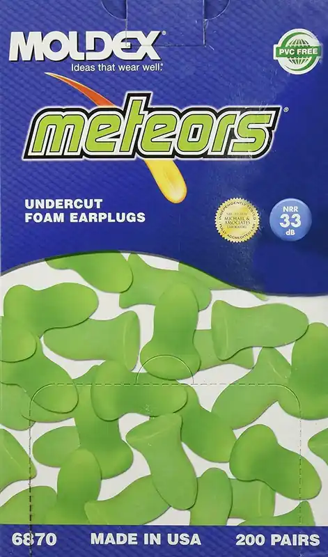Moldex 6870 Meteors Earplugs Uncorded 200 Pair/Box
