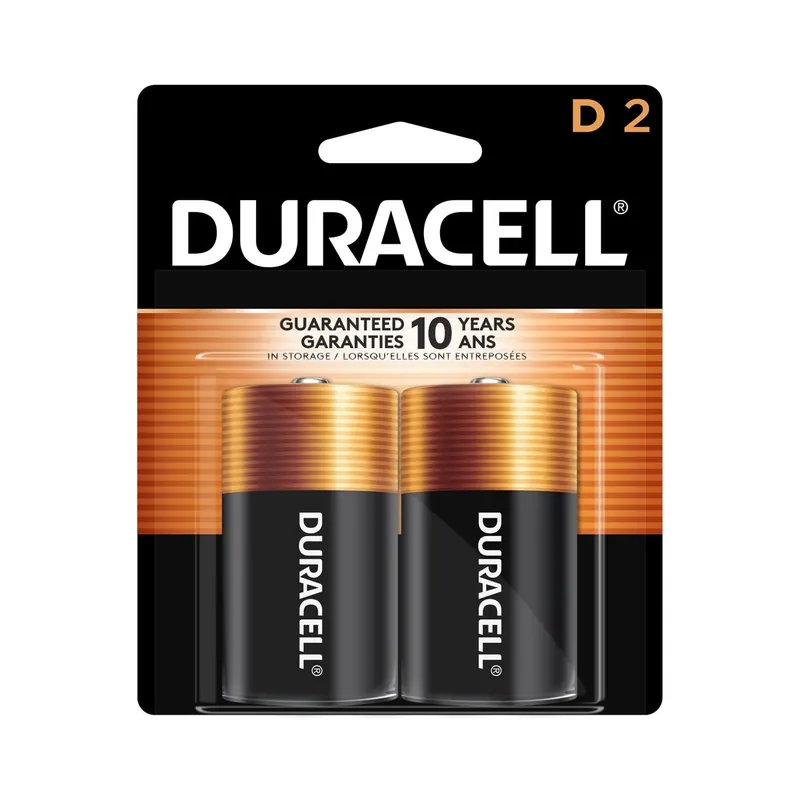 Coppertop MN1300B2Z Alkaline Battery, D, Coppertop, 2PK