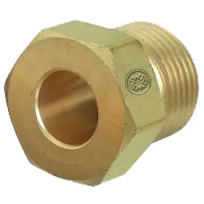 Western Enterprises 92 Regulator Inlet Nut, Argon/Helium/Nitrogen, Brass, CGA-580