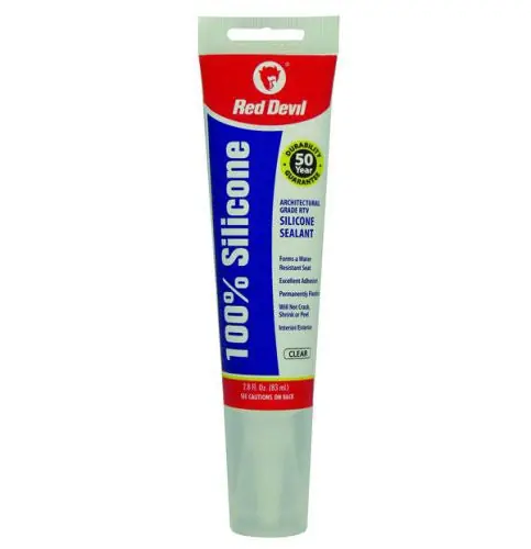 Red Devil 0820 Silicone Sealant 2.8 Fl Oz Glaminate Tube Replacement MPN