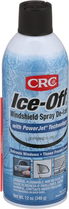 CRC 05346 Ice-Off Windshield Spray De-Icer 12 Wt Oz