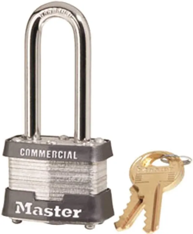 Master Lock 3KALH Padlock 1-9/16 inches Shackle Clearance 2 inches