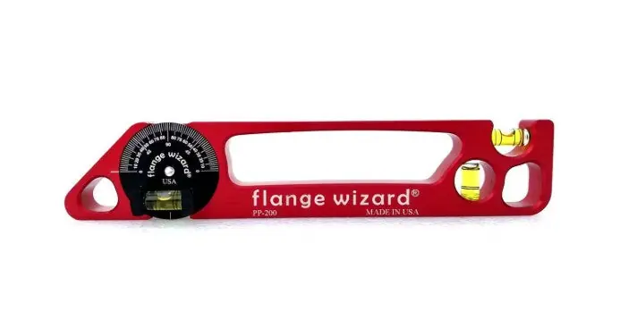 SK0360300-US20260702-105043-0 Flange Wizard PP-200 Pocket Pro Level 10 Inches 3 Vials - Image 1