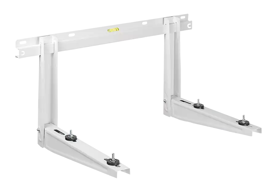 Mini Split Wall Bracket Pre Assembled with Built In Level 176 lb per Leg 350 lb Capacity