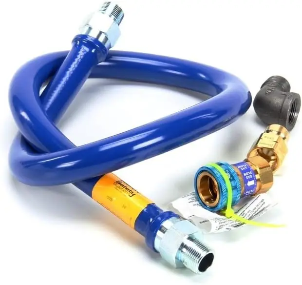 SK0364134-US20260702-105043-0 Dormont 1675BPQ48 3/4 x 48 Long Gas Hose with Quick Disconnect - Image 1