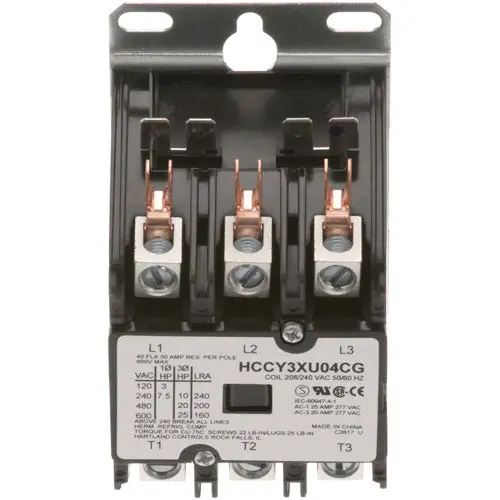CONTACTOR 3P 40/50A 208/240V DD-52801 for Star Mfg STADD-52801