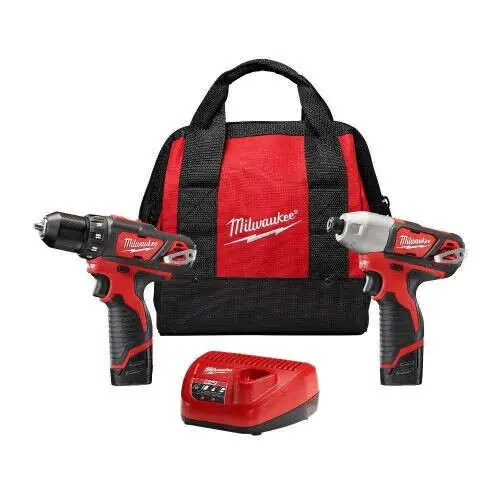SK0367684-US20260702-105043-0 Milwaukee 2494-22 M12 Drill Impact Combo Kit - Image 1