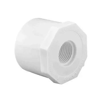 SPEARS 438168 Reducing Bushing, Spigot x FPT White PVC Schedule 40
