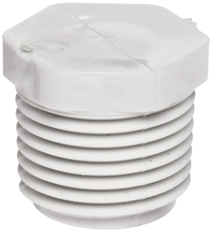 SK0367837-US20260702-105043-0 Spears 450-020 PVC Pipe Fitting, Plug, Schedule 40, 2 NPT Male - Image 1