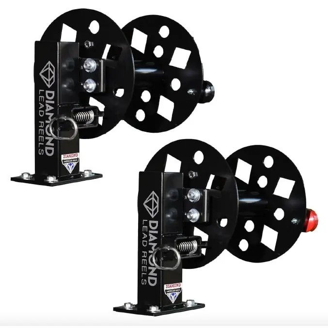 Diamond Lead Reels FBS-SET10BLK Welding Lead Reel HD 10 Fixed Base Set