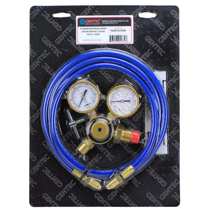 Gentec 790AR-50-6HSP Argon Flowgauge Reg W/Hose, SP, 510035306