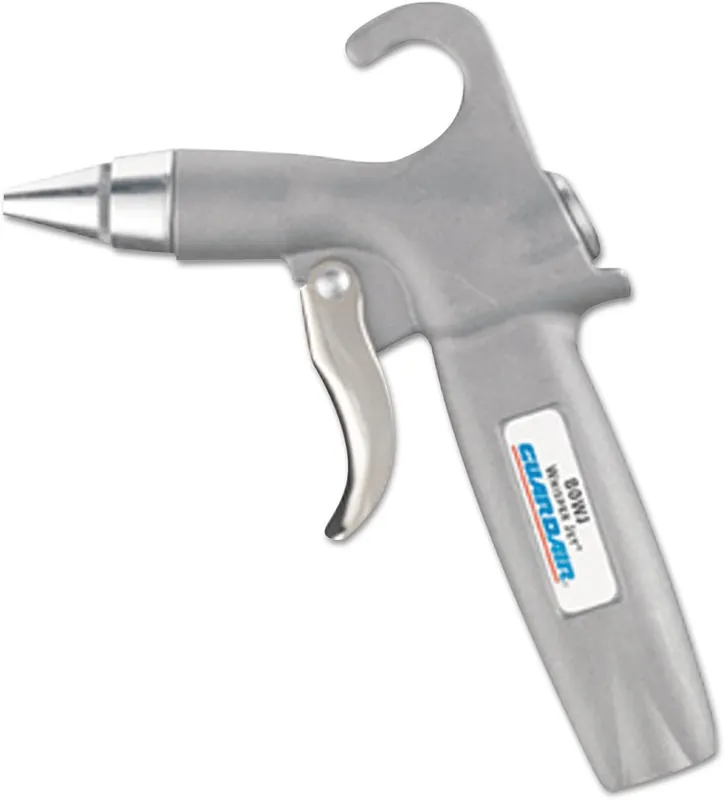 Guardair 80WJ Whisper Jet Safety Air Blow Gun OSHA Compliant Alloy Nozzle with Aluminum Body 6.63 Inch
