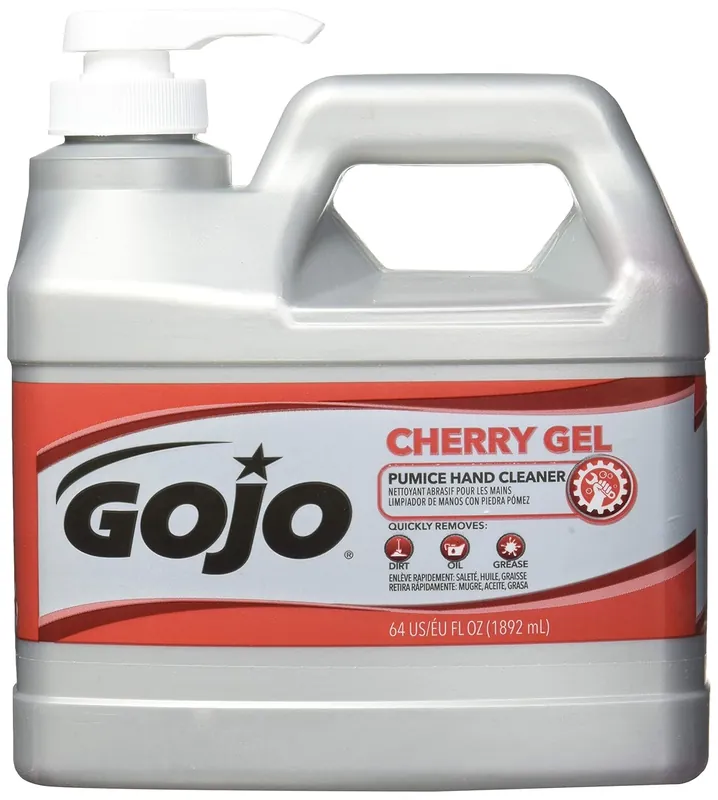 SK0368400-US20260702-105043-0 Gojo 2356-04 Cherry Gel Pumice Hand Cleaner 0.5 Gallon Pump Bottle - Image 1