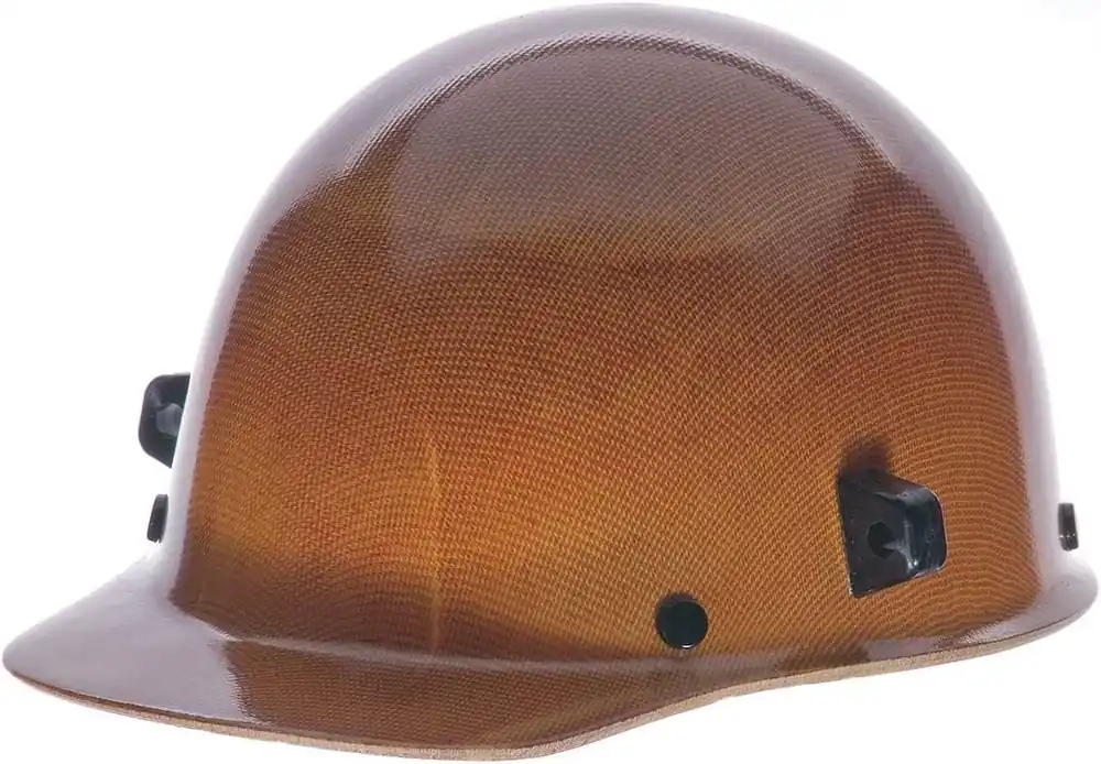 SK0368403-US20260702-105043-0 MSA 482002 Skullgard Cap Style Safety Hard Hat Fas-Trac III Ratchet Suspension Welders Lugs Attached Standard Size Tan - Image 1
