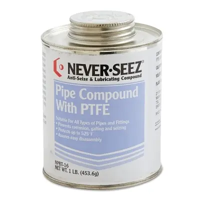 Never-Seez 30803828 Pipe Compound 1 lb Brush Top Can
