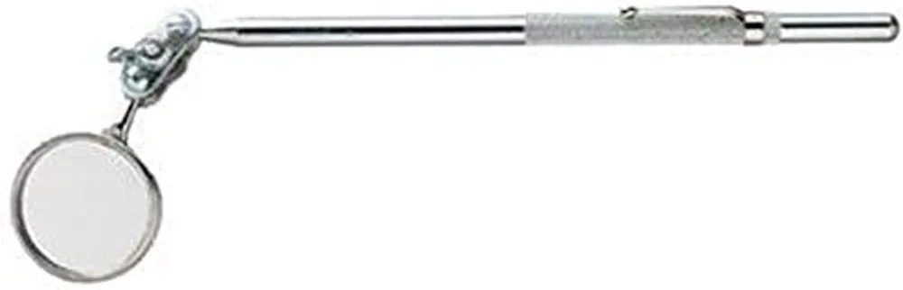 SK0368593-US20260702-105043-0 General Tools 555 Glass Inspection Mirror 8 inch Fixed Length 1-1/4 Diameter Round Mirror - Image 1