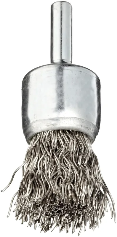 SK0368686-US20260702-105043-0 Weiler 10020 3/4 Crimped Wire End Brush .020 Stainless Steel Fill - Image 1