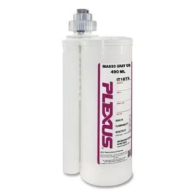 SK0369049-US20260702-105043-0 Plexus IT187X Alternative Energy Structural Adhesives 490mL Bottle Gray - Image 1