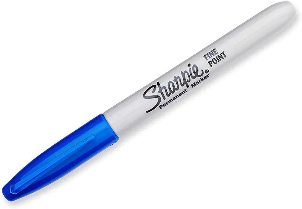 SK0369100-US20260702-105043-0 Sharpie 30003 Fine Point Permanent Marker Blue Dozen - Image 1