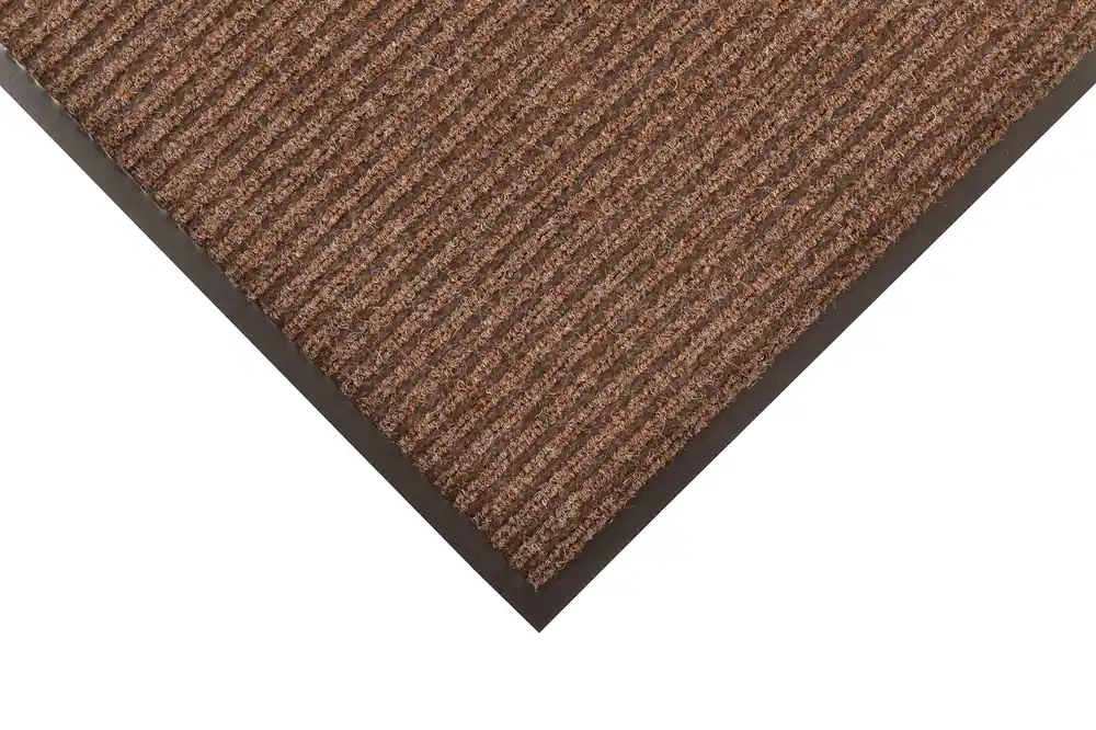 SK0369307-US20260702-105043-0 Notrax 117S0046BR Heritage Rib Entrance Mat, Brown, 4 ft x 6 ft - Image 1