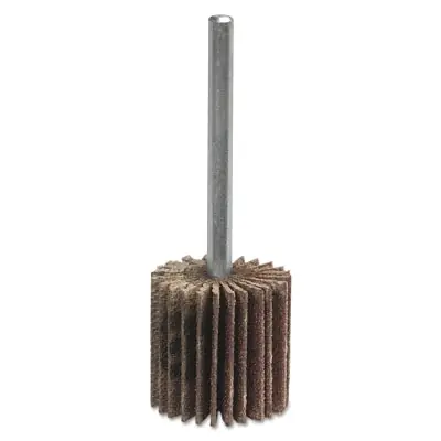 Merit Abrasives 8834137322 High Performance Mini Flap Wheels with Mounted Steel Shanks 1 3/8 x 5/8
