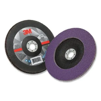 SK0369419-US20260702-105043-0 3M 7100178130 Coated Flap Disc 40+ Grit 13300 RPM Precision-Shaped Ceramic - Image 1