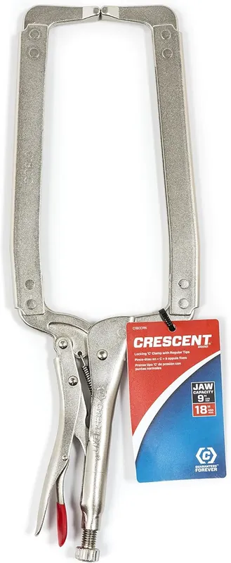 SK0369608-US20260702-105043-0 Crescent C18CCRN Locking C-Clamp with Regular Pads - 18 Inches - Image 1