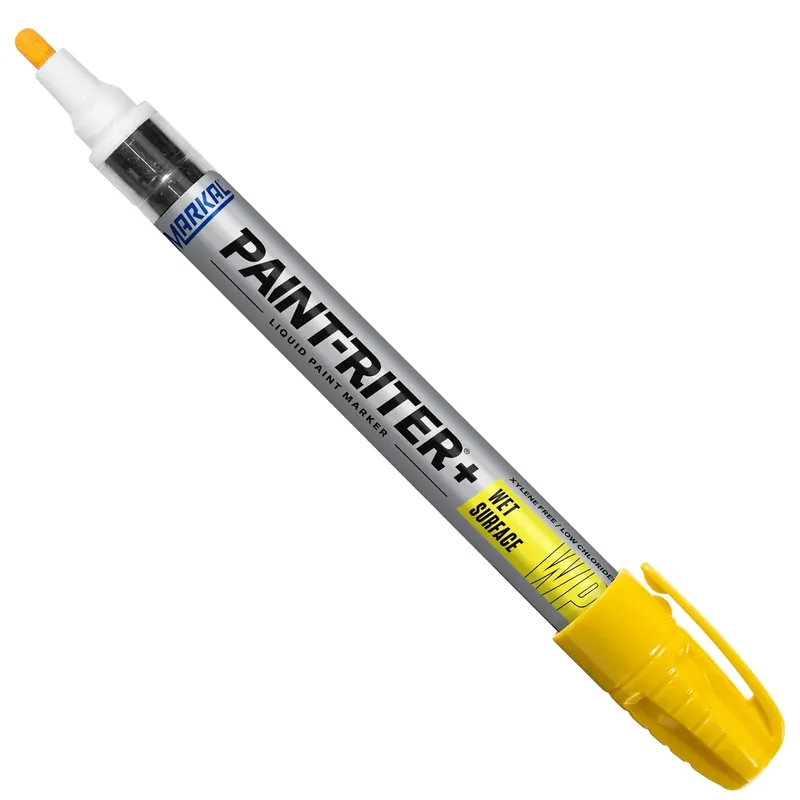 SK0369722-US20260702-105043-0 Markal 96931 Pro-Line WP Wet Surface Liquid Paint Marker Yellow - Image 1