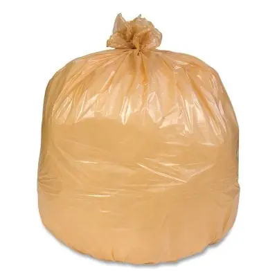 Pitt Plastics P6020XB Heavy Buff Star Can Liners 36 in x 58 in