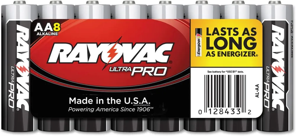 SK0369826-US20260702-105043-0 Rayovac ALAA-8J AA Industrial Alkaline Batteries 1.5V 8 Pack - Image 1