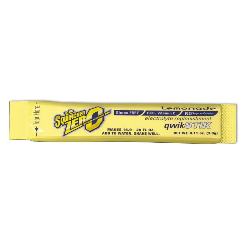 SK0369908-US20260702-105043-0 Sqwincher 159060103 Drink Sport 20 Oz Yield Qwik Stik Zero Lemonade 500/Case (500 Count) - Image 1
